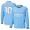 Maillot à Manches Longues Manchester City Grealish 10 Domicile 2024-25 Pour Homme